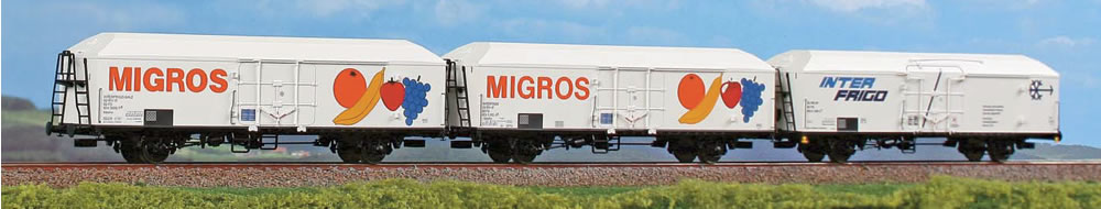 ACME 45072 Interfrigo Khlwagen Migros 3er Set Ep V