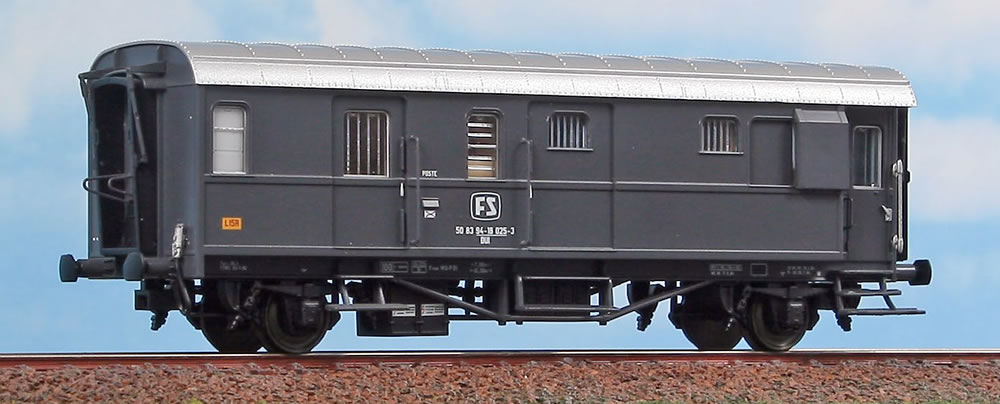ACME 51182 FS Tipo 1952R Postwagen grau Ep IV/V