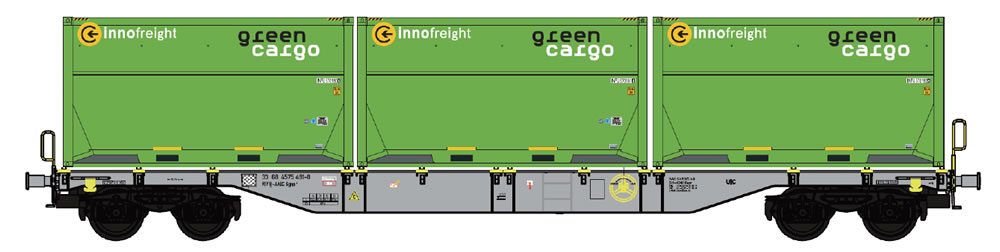 B-Models 90803.2 D-AAEC Sgns Innofreight green cargo NH