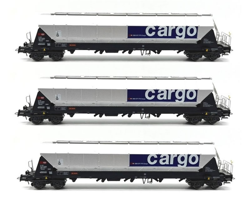 B-Models 92107 SBB cargo Tagnpps Cacao 3er Set