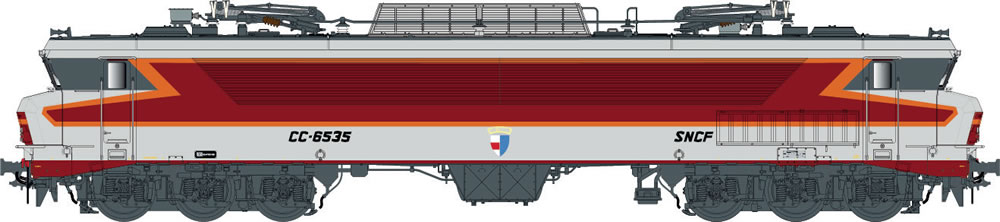 LS Models 10831 SNCF CC 6535 gris mtallis Ep IV AC NH
