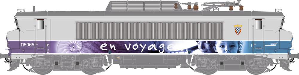 LS Models 10491 SNCF BB 15065 en voyage Ep V DC