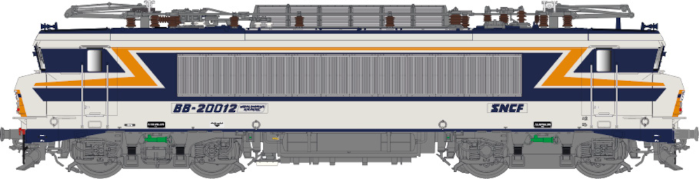 LS Models 11698 SNCF BB 20012 gris / bleu Ep IV AC NH