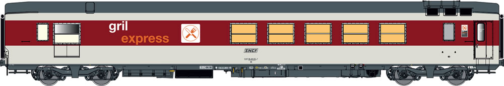 LS Models 40153 SNCF Vru Gril Express Ep IV/V