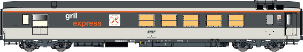 LS Models 40156.2 SNCF Vru Gril Express Ep IV