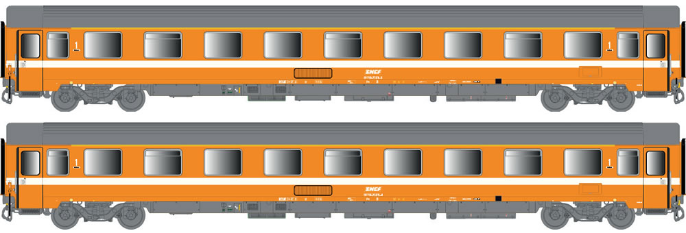 LS Models 40350 SNCF VSE A9u / A9u orange Ep IV NH