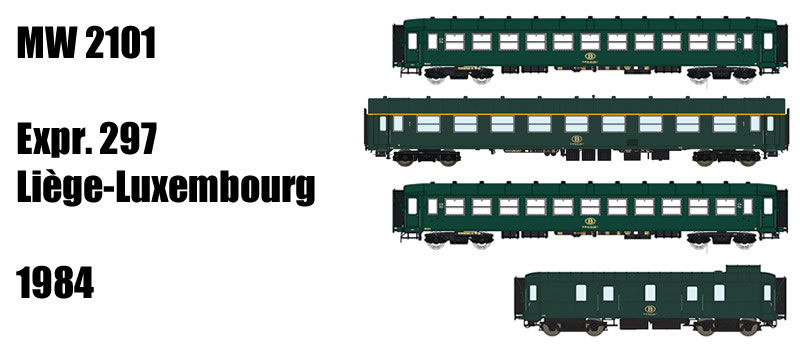 LS Models MW2101 SNCB Expr 297 Lige - Luxembourg Ep IV