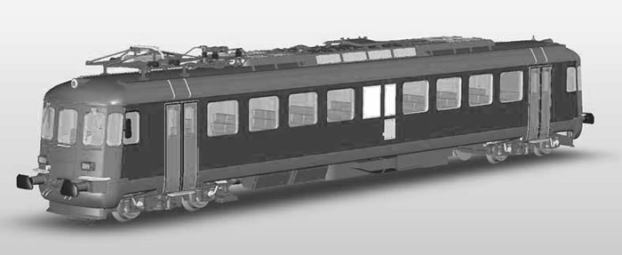 LS Models 17052 SBB RBe 4/4 1470 grn m. roter Front Ep IV DC NH
