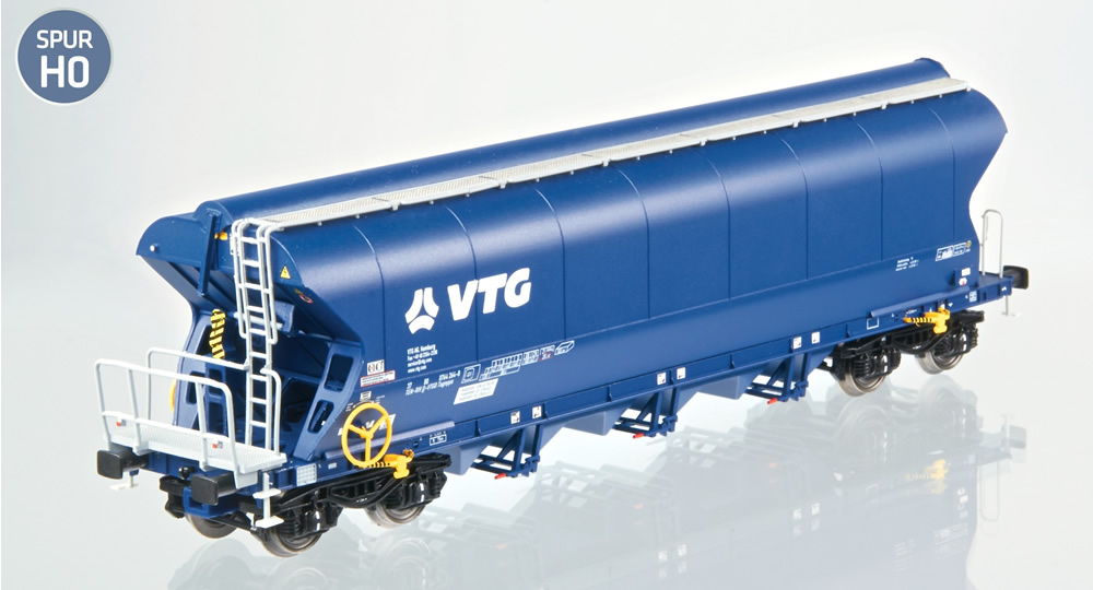 NME 504691 VTG Tagnpps Getreidewagen blau mit Schlusslicht CH