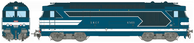 REE MB-063SAC SNCF BB 67455 Ep III-IV AC Son