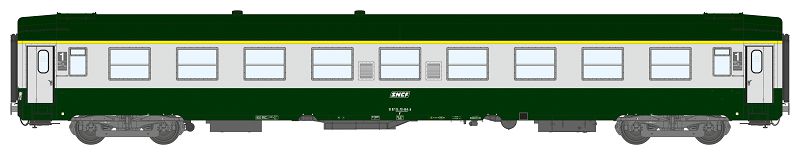 REE VB-123 SNCF UIC A9 vert/gris Ep IV-V