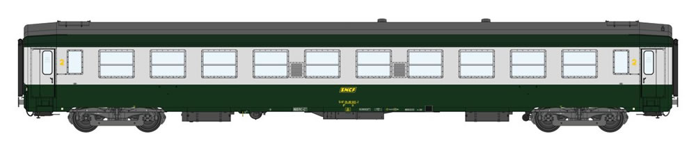 REE VB-302 SNCF UIC B10 vert / gris logo encadr Ep V
