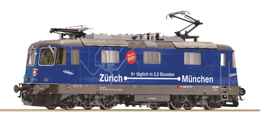 Roco 71412 SBB Re 421 371-6 Zrich-Mnchen DC NH