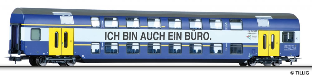 Tillig 73810 SBB S-Bahn ZH Wagen 1./2.Kl. mit Werbung