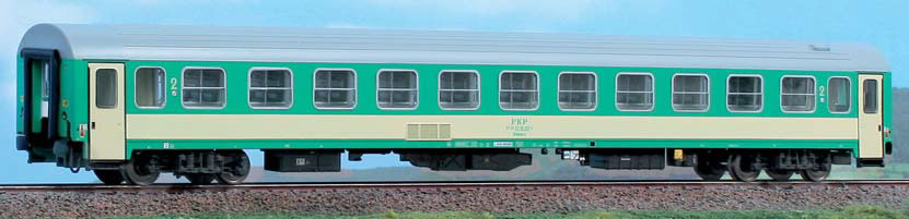 ACME 52725 PKP Personenwagen Typ 136A 2.Kl. rot/grün Ep V NH