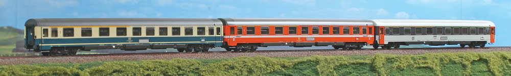 ACME 55101 Treno Rapido Paris - Frankfurt 1974/75 3er Set Ep IV