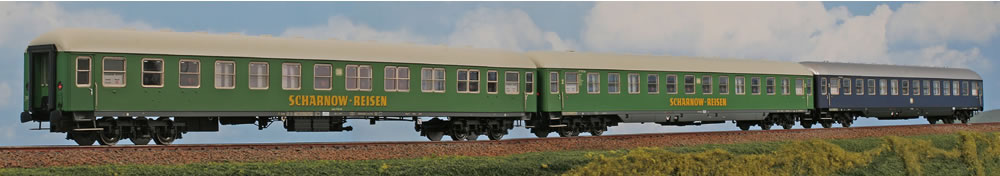 ACME 55306 Scharnow-Reisen Wagenset II 3-teilig Ep III
