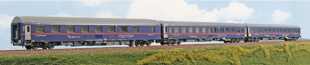 ACME 55316 BB Nightjet Wagenset 3-teilig Ep VI