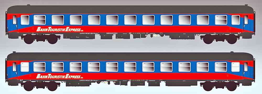 ACME 55325 Bahn Touristik Express Wagenset 2-teilig Ep V/VI NH