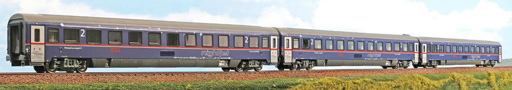ACME 55341 BB Nightjet Wagenset 3-teilig Ep VI