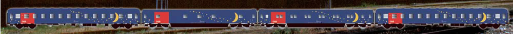 ACME 55346 DSB IC Nat 590/591 Wagenset I Ep V NH