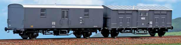 ACME 55351 FS Postwagen UM 7019 / UFF 9051 grau Ep IV NH
