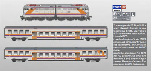 ACME 70087 FS Regionalzug Grundset mit E646 NH