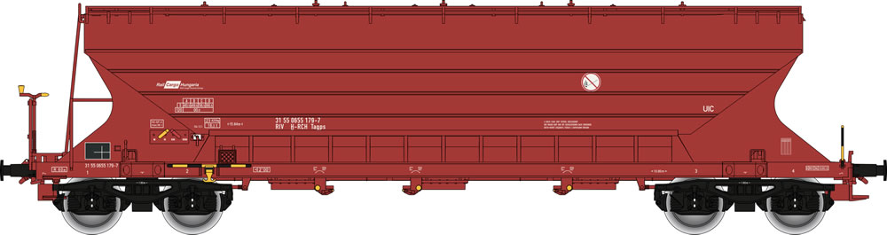 Albert Modell 065003 RailCargoHungaria Tagps rotbraun Ep VI
