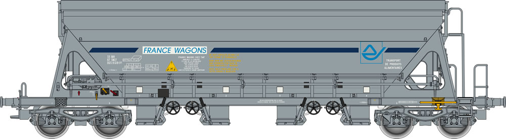 Albert Modell 065302 SNCF Tapps grau France Wagons Ep V NH