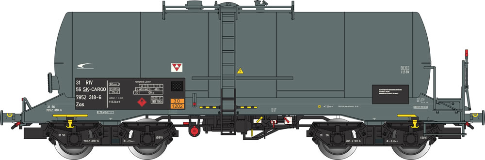 Albert Modell 785010 SK-Cargo Kesselwagen grau Ep VI NH