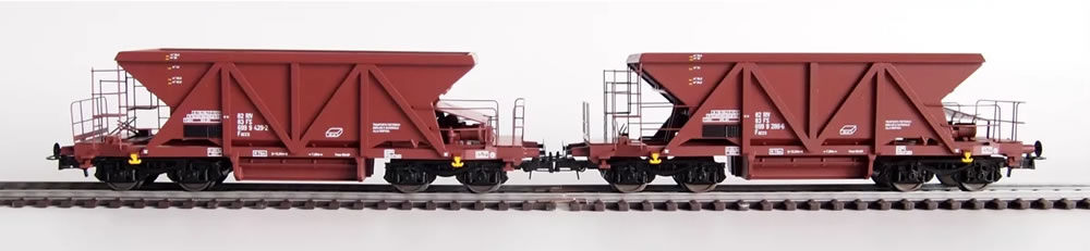 ATM 12.002C FS Schotterwagen Faccs braun Ep V 2er Set