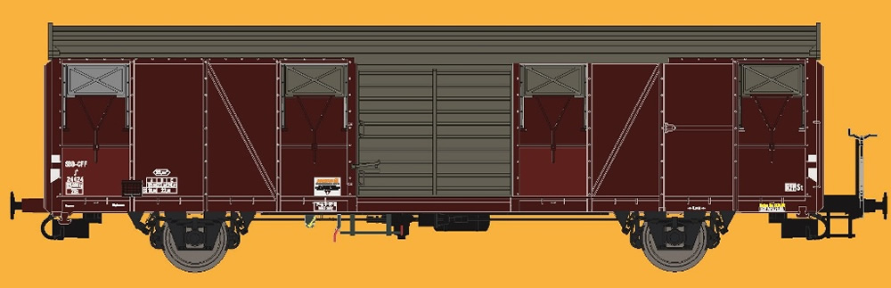 Exact-Train 20446 SBB J4 braun Ep III 2er Set NH