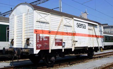 Exact-Train 20942 Sersa Gs weiss 335-8 Ep V (CH-SoSe) NH