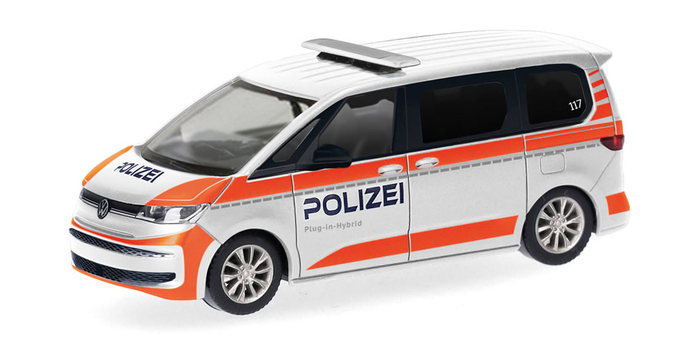 herpa 098496 Polizei Schweiz VW Multivan NH