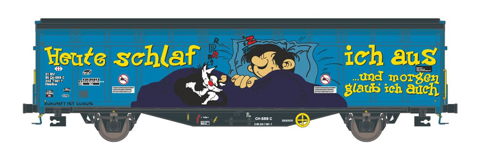 Hobbytrain 45103 SBB Hbbillns 081-7 Graffiti Ep VI NH