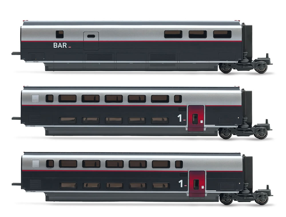 Jouef HJ3016 TGV Duplex Carmillon Wagenset 1 Ep VI