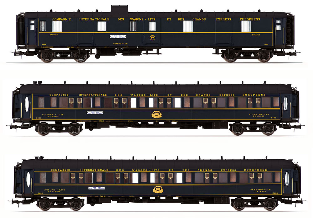 Jouef Hj Ciwl Train Bleu Wagenset Teilig Ep Iii