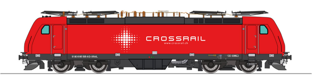 Kiss 510527 Crossrail 185 595 rot