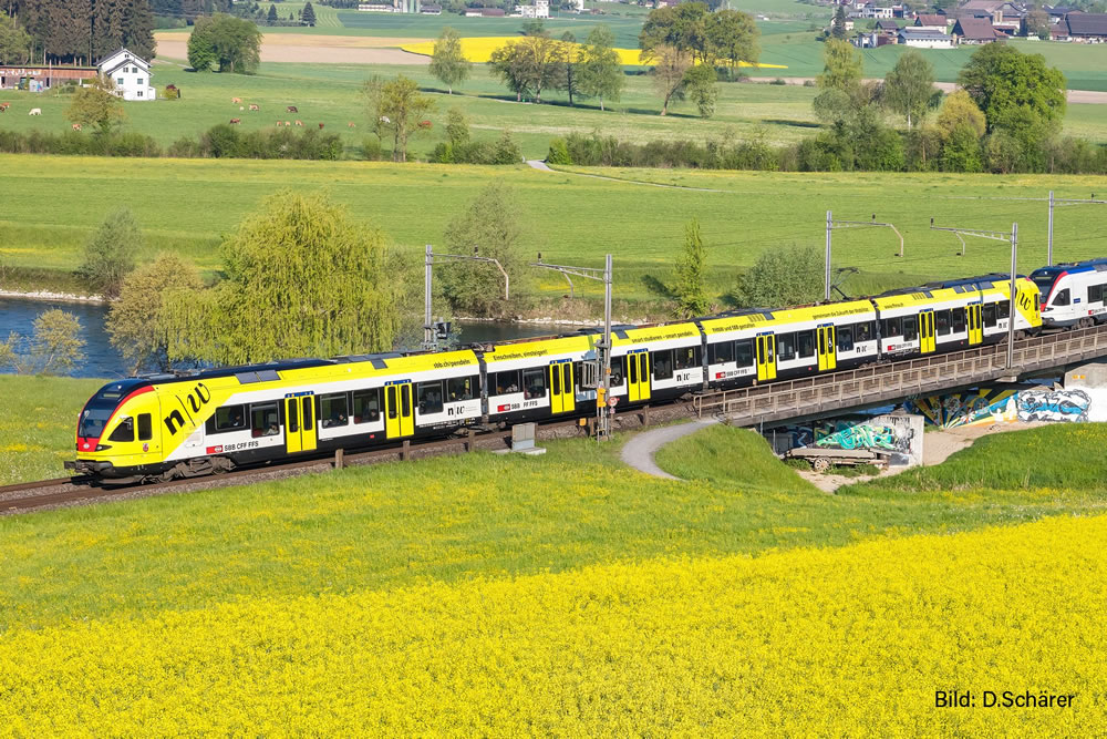 Liliput 133863 SBB RABe 521 017 FHNW 4-teilig Ep VI DC NH