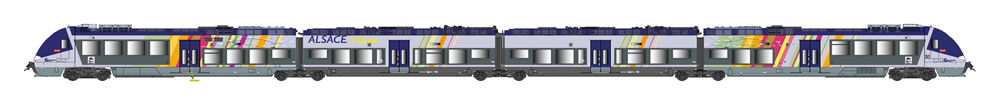LS Models 10393 SNCF AGC TER Alsace 4-teilig Ep VI