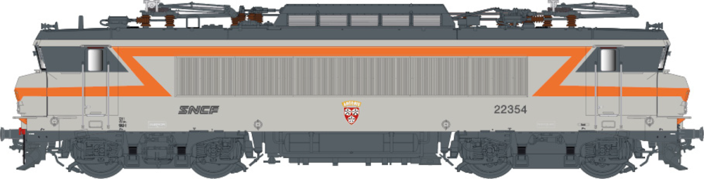 LS Models 11561 SNCF BB 22354 gris /orange Ep V AC NH