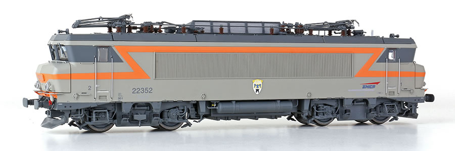 LS Models 11102S SNCF BB 22 352 gris béton / orange Ep IV-V DC S