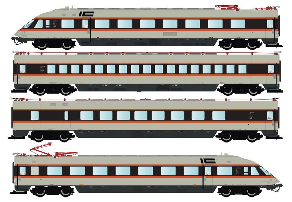 LS Models 16000 DB ET 403 4-teiliges Set CH Ep IVc DC NH