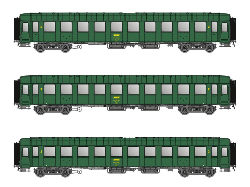 LS Models MW40914 SNCF B10/B10/B10 grn Ep IVa NH