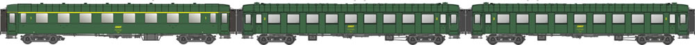 LS Models MW40933 SNCF A8 / B9 / B9 grn Ep IVa
