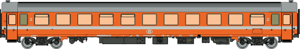 LS Models 42371 SNCB I11 B11 orange Ep V NH