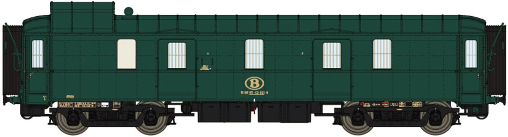 LS Models 92996 SNCB Gepckwagen PW Ds Ep IV NH