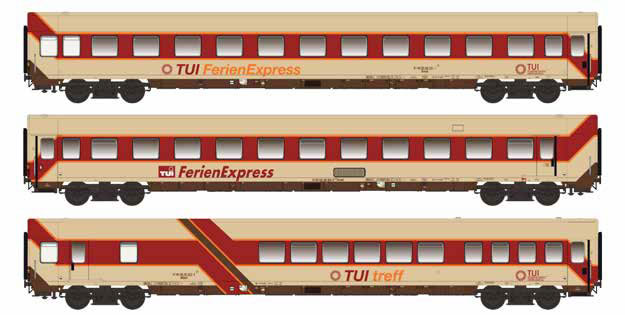 LS Models 96032 TUI FerienExpress Set II 3-teilig Ep IV DC NH
