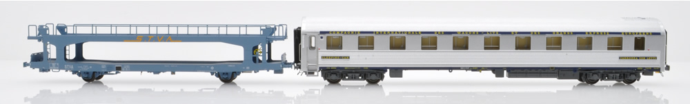 Pirata/LS Models 99111 Treno Auto-Cuccette Set 2