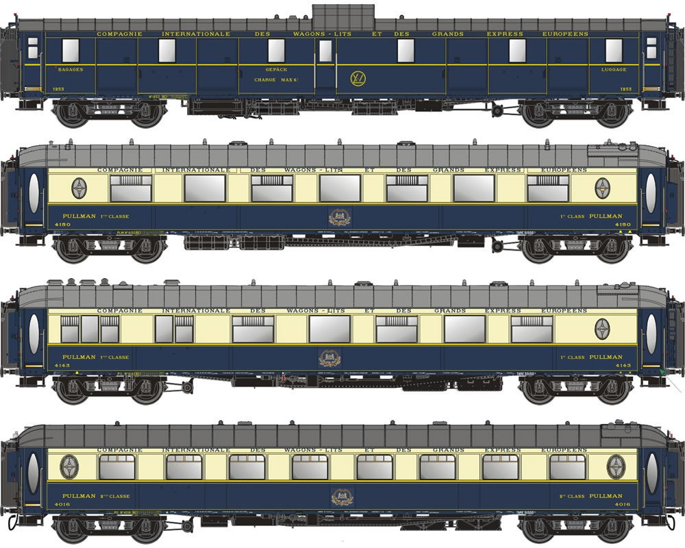 LS Models MW1003 Sud-Express Wagenset 4-teilig Ep IIb NH